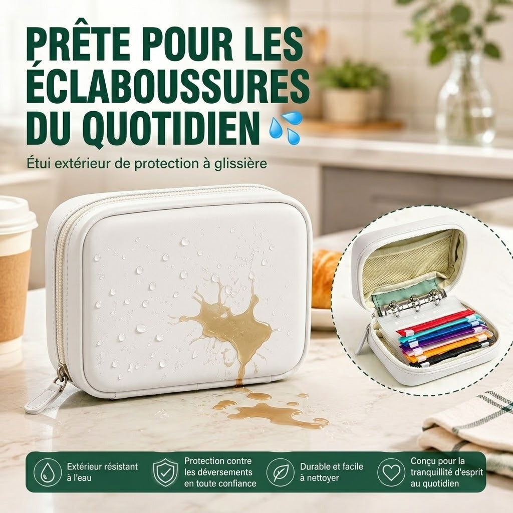 Trousse Organiseur de Pilulier POCKIVA - 14 Pochettes, Étanche, Voyage