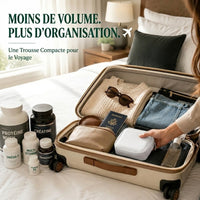 Trousse Organiseur de Pilulier POCKIVA   14 Pochettes Réutilisables Codées Couleur, Étanche et Portable - vue 2